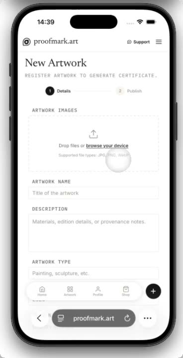 Walkthrough zur Druckregistrierung